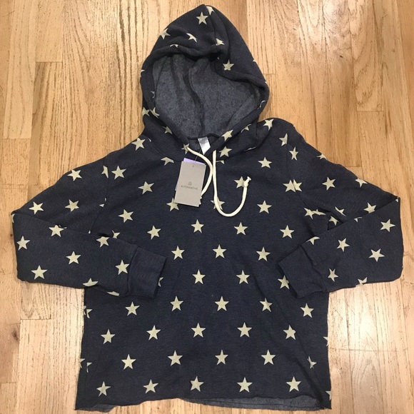 ALTERNATIVE S American stars sweatshirt hoodie - Picture 1 of 7